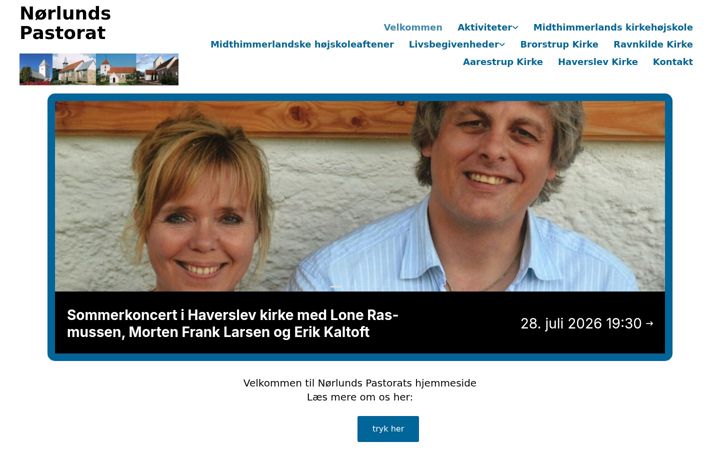 Screenshot of xn--nrlundskirker-bnb.dk