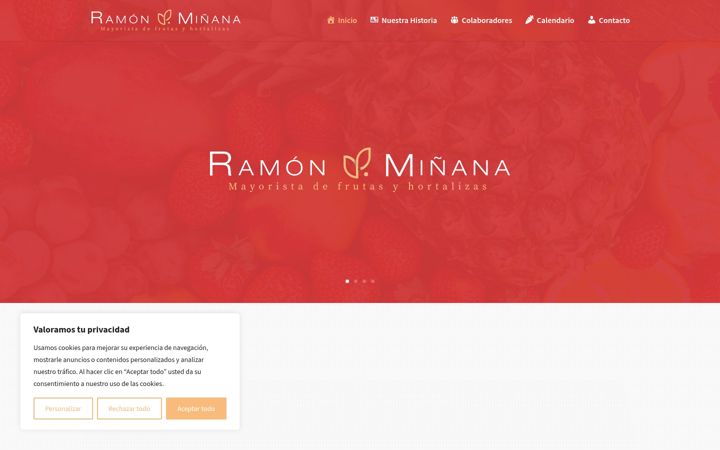 Posnetek zaslona xn--ramonmiana-z9a.es