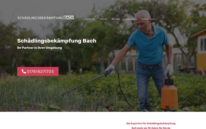 Screenshot of xn--schdlingsbekmpfung-bach-x7bj.de