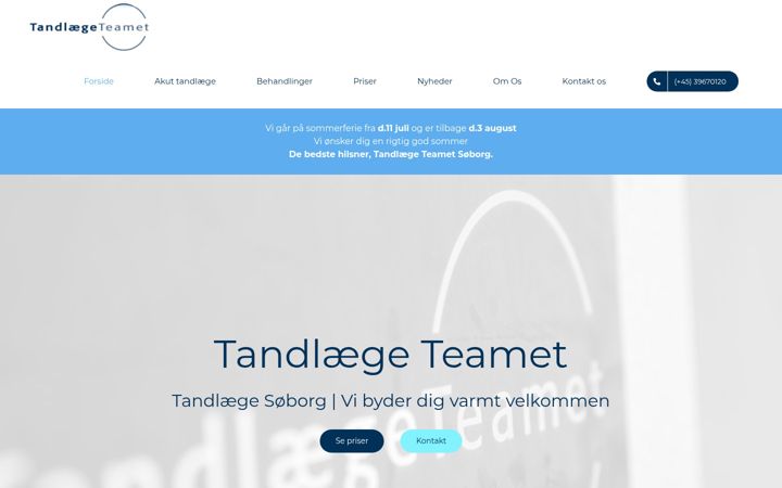 Zrzut ekranu xn--tandlgeteam-e9a.dk