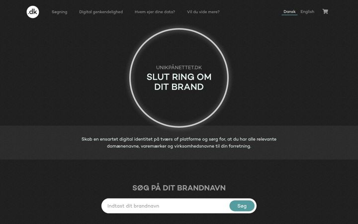 Screenshot di xn--unikpnettet-18a.dk