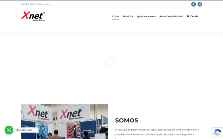 Captura de pantalla de xnet.mx