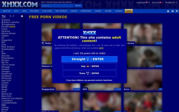 Screenshot of xnxx101.com
