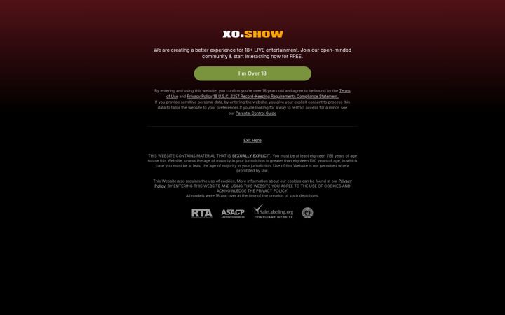 Screenshot of xo.show