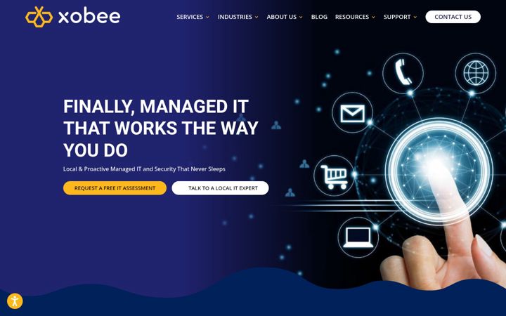 Screenshot of xobee.com