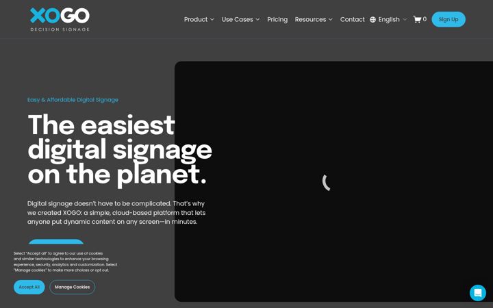 Screenshot of xogo.io