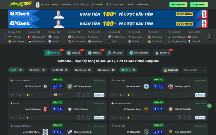 Screenshot of xoilaccm.tv