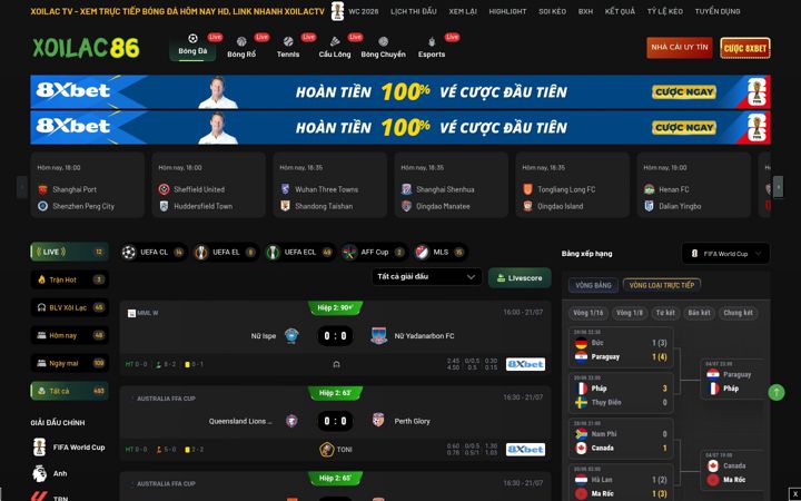 Screenshot of xoilackt.tv
