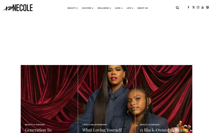 Screenshot of xonecole.com