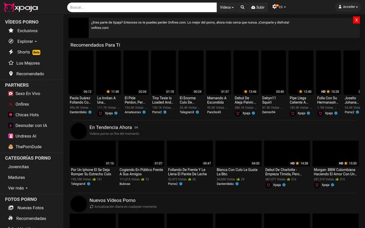 Screenshot ta' xpaja.net