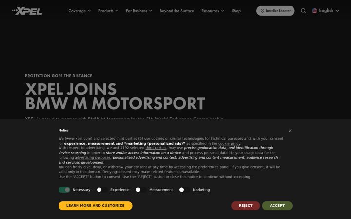Screenshot of xpel.com