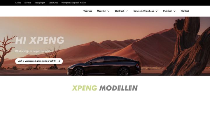 Screenshot of xpeng-center.nl
