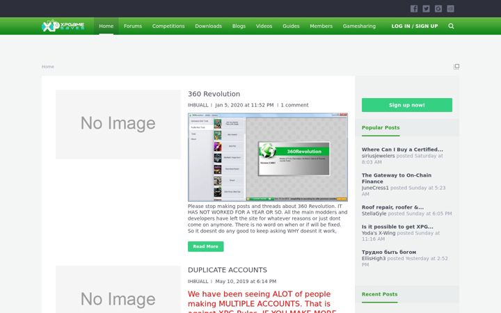 Screenshot of xpgamesaves.com