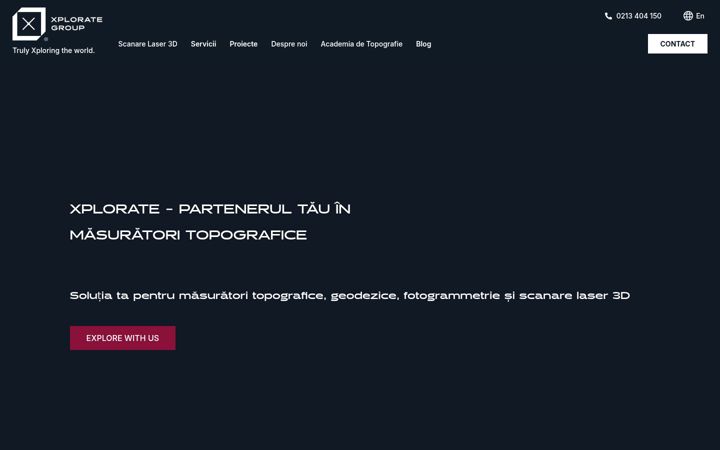 Screenshot ta' xplorate.ro