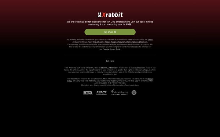 Screenshot of xrabbits.net