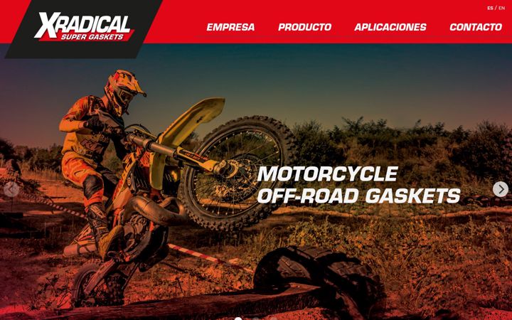 Screenshot of xradicalsupergaskets.com