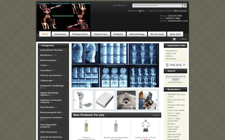 Captură de ecran a xraychicago.com