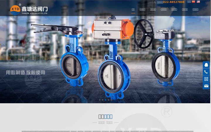 Screenshot του xtdvalves.com