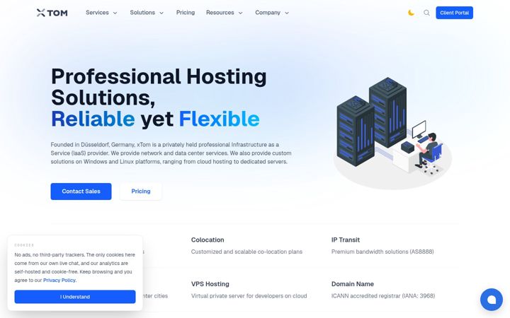 Screenshot of xtom.ee
