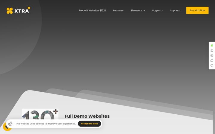 Screenshot of xtratheme.com
