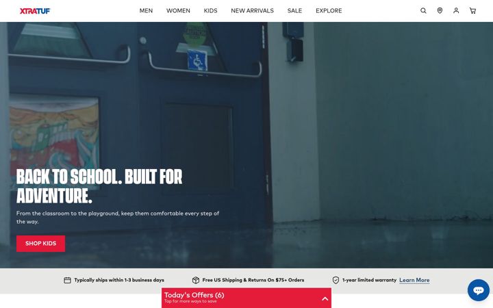 Screenshot of xtratuf.com
