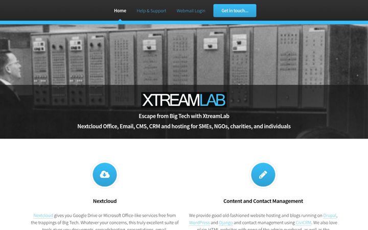 Screenshot of xtreamlab.net