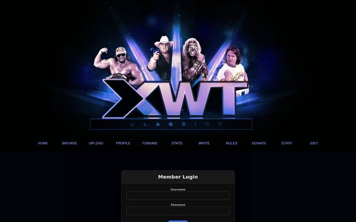 Screenshot of xwt-classics.net