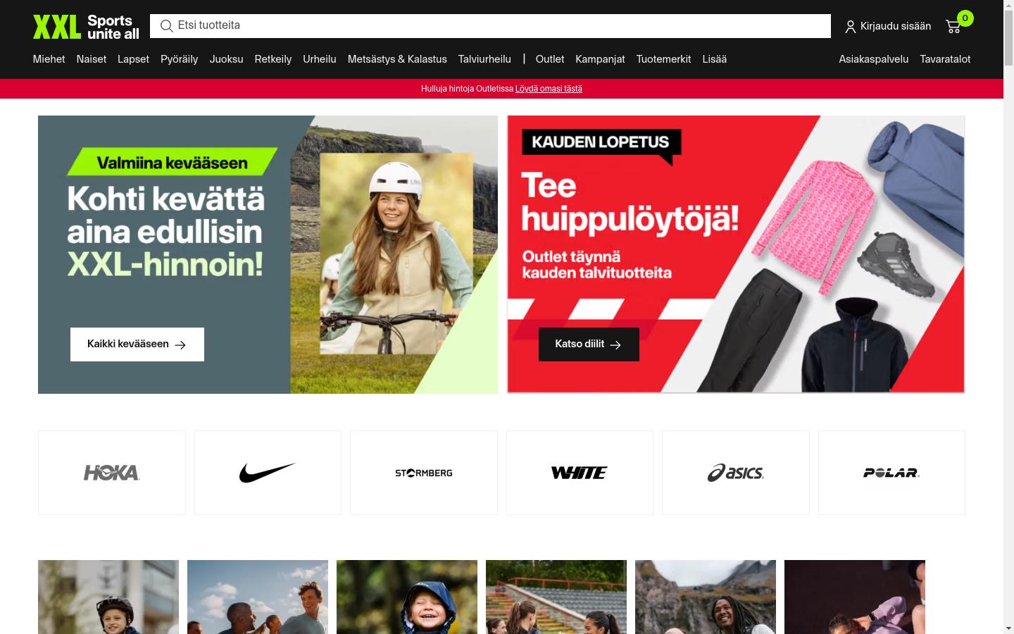 Screenshot of xxl.fi