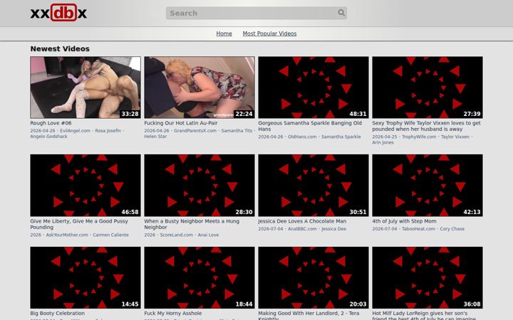 Screenshot of xxxdbx.com