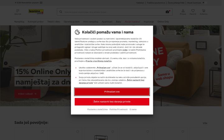 Screenshot of xxxlesnina.hr