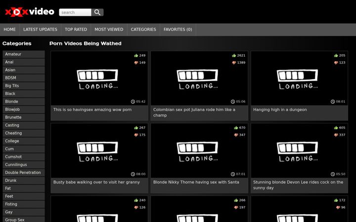 Screenshot of xxxvideo.name