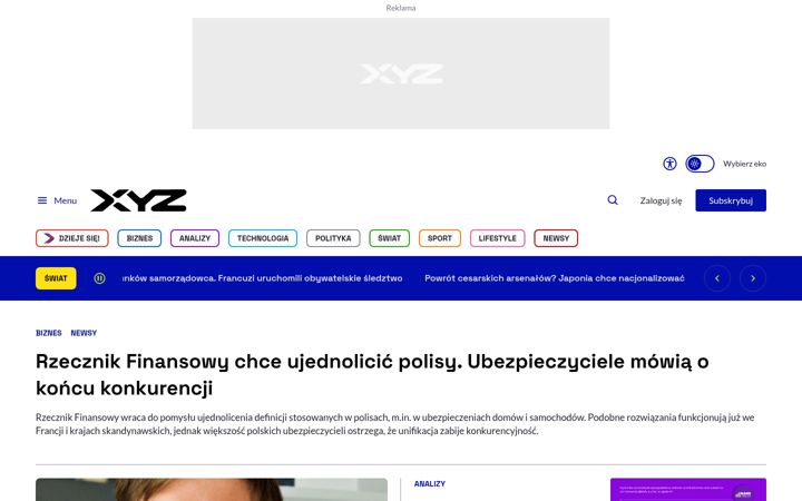 Screenshot of xyz.pl