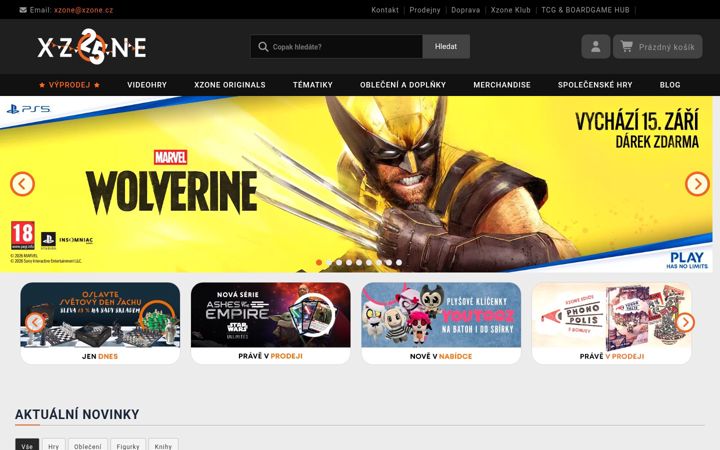 Screenshot of xzone.cz