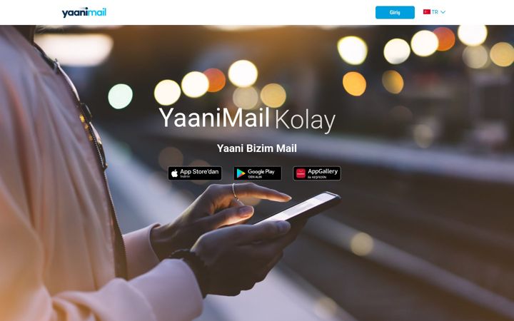 Screenshot of yaanimail.com