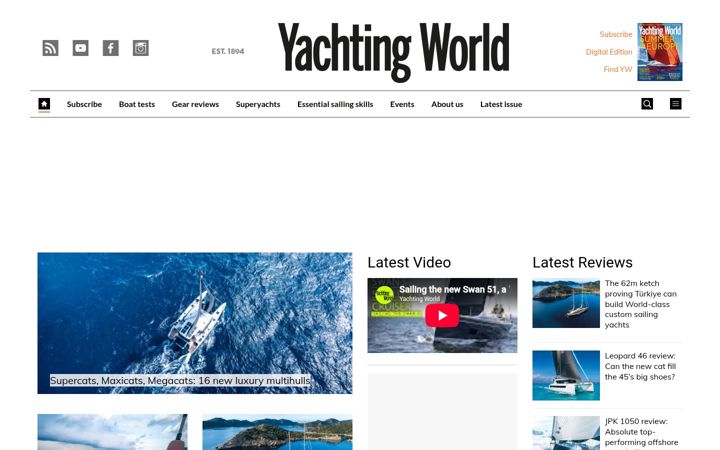 Screenshot of yachtingworld.com