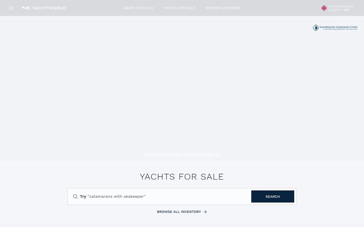 Screenshot of yachtworld.co.uk