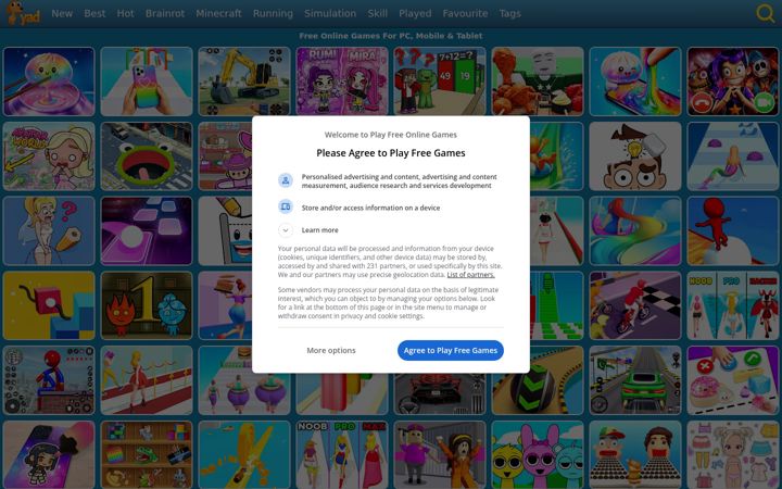 Screenshot of yad.com