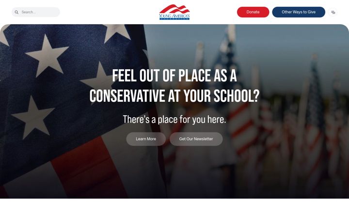 Screenshot of yaf.org
