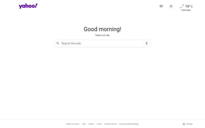 Screenshot of yahoo.cn