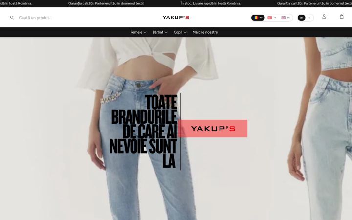 Captură de ecran a yakups.co