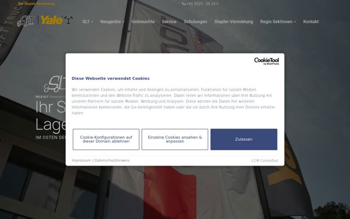 Screenshot ta' yale-slt.de