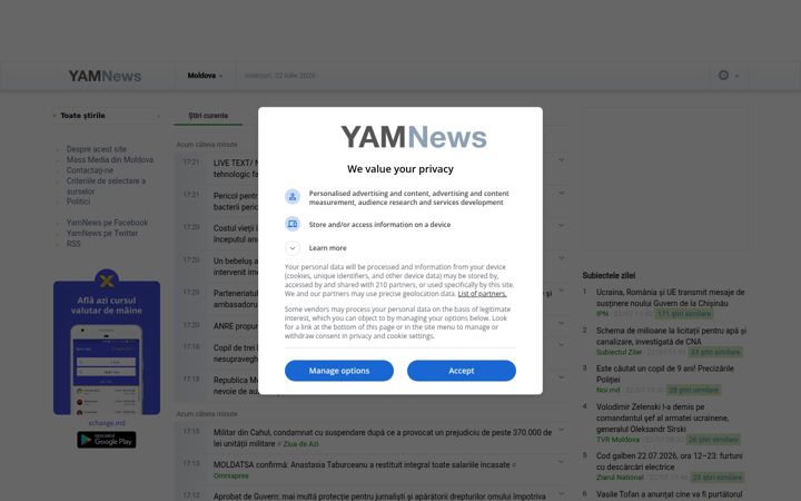 Screenshot of yam.md