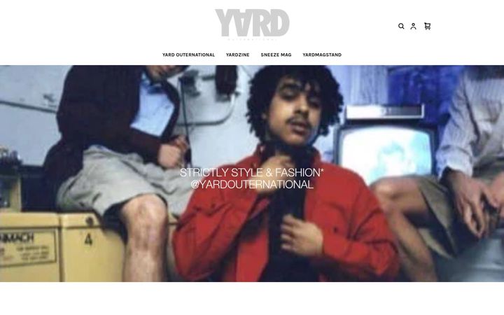Screenshot of yardouternational.com