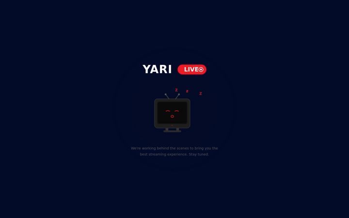Screenshot of yari.live