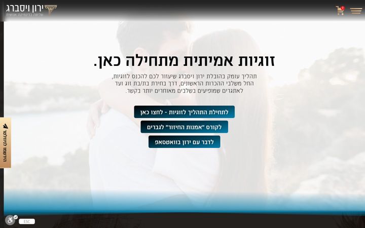 Screenshot of yaronw.co.il