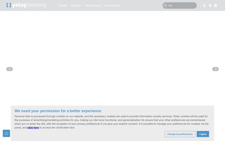 Screenshot of yatasbedding.com.tr
