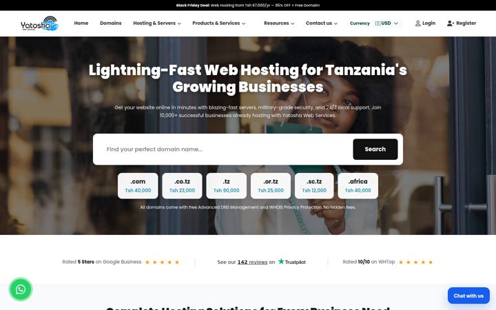 Screenshot of yatosha.com