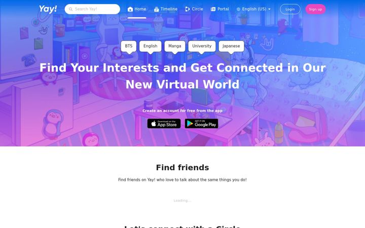 Screenshot of yay.space