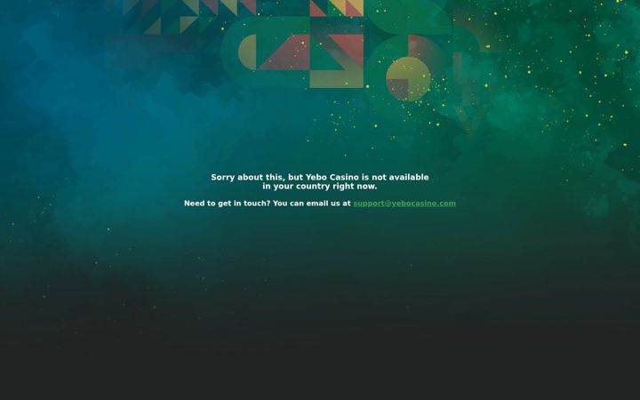 Screenshot of yebocasino.co.za