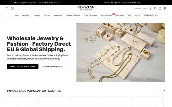 Screenshot of yehwang.com